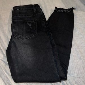 bridge by gly cropped skinny jeans